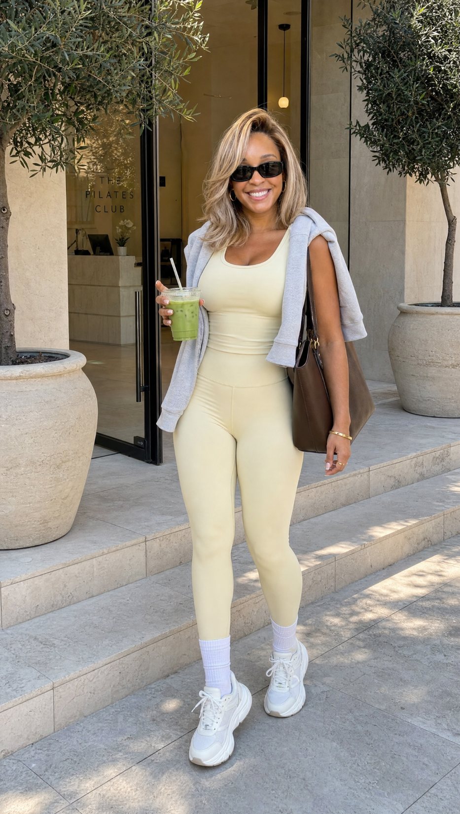 Post-Pilates Ritual — AI twin lifestyle portfolio